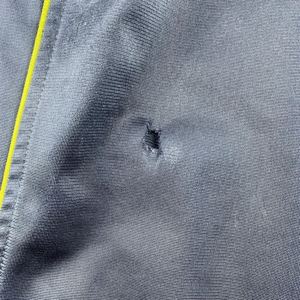 Adidas Activewear Athletic Sweatpants Youth Medium 10/12 Gray‎ Yellow - Picture 3 of 15